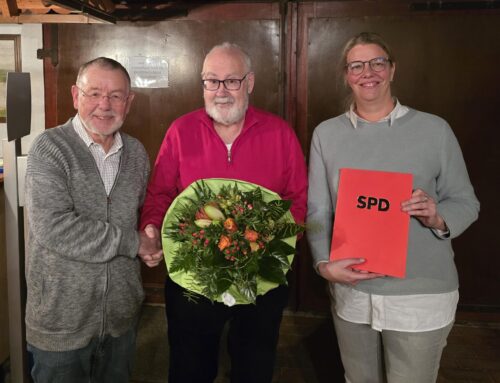 Werster SPD ehrt Wolfgang Budde für 40 Jahre Parteimitgliedschaft